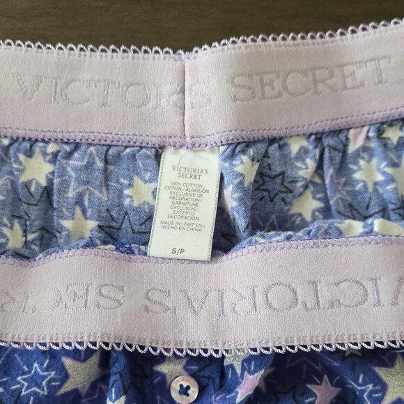 Rare Victoria's Secret Purple Stars Shorts - Picture 7 of 10